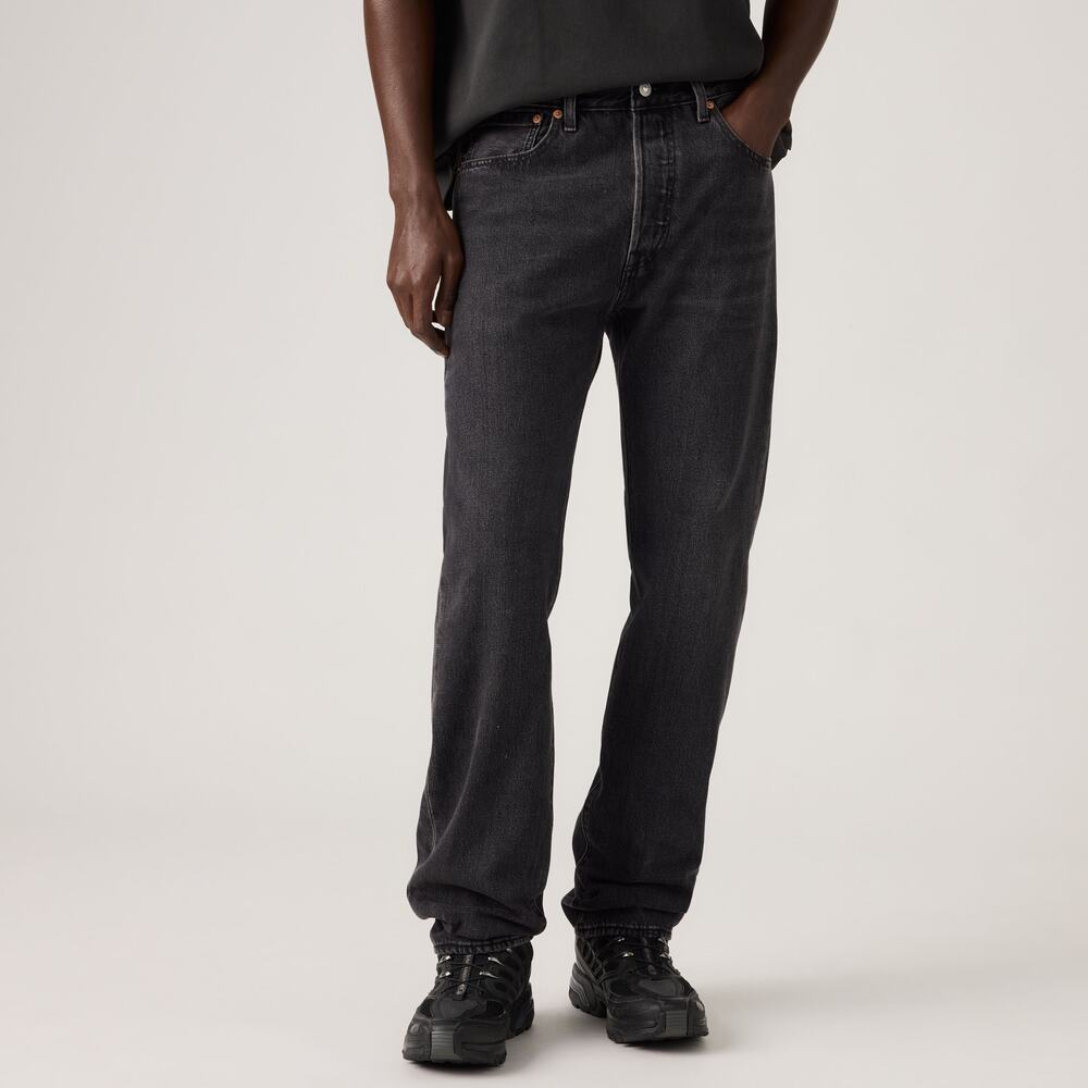 Black Washed Levi's 501 Original Jeans 32x32